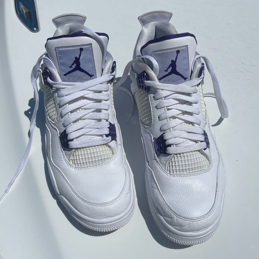 Jordan 4s metallic purple